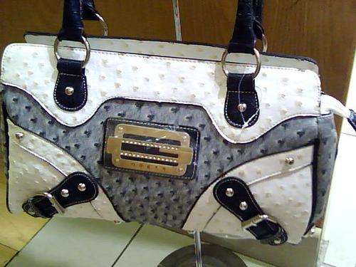 Handbag Ostr Cream/Grey